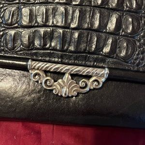 Brighton Clutch/Wallet - Black Leather